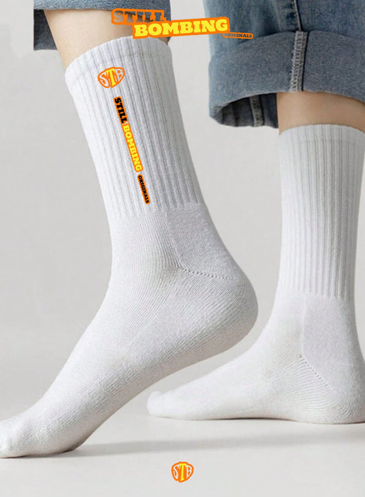 STILL BOMBING Customized Retro Signature 2 Pairs Comfort Socks