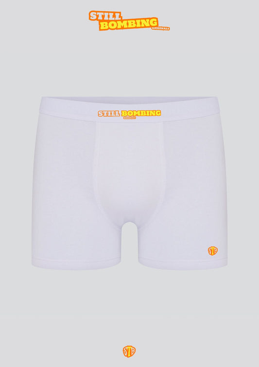 Still Bombing Originals Classic {2 Pcs/Sets White Boxers}